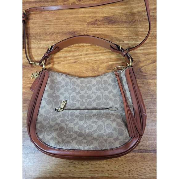 Coach Sutton Hobo 38580 Bag in Signature Canvas & Leather 2019 - Picture 4 of 11